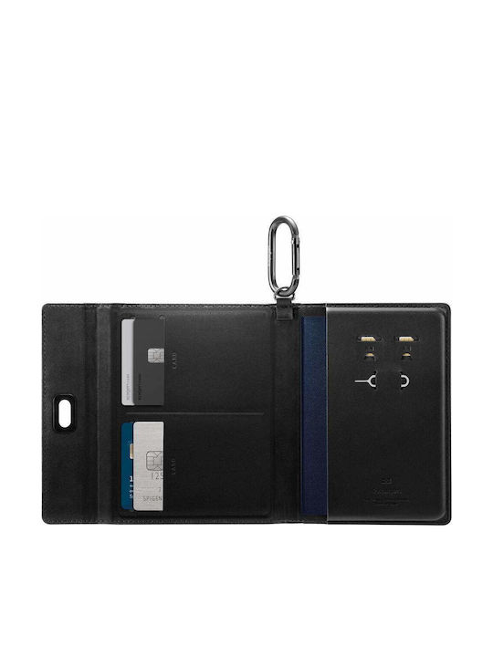 Δερμάτινο Ανδρικό Πορτοφόλι Ταξιδίου με RFID Μαύρο
