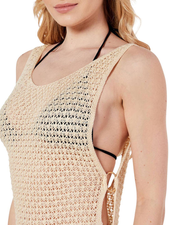 Guess Women's Dress Beachwear Beige