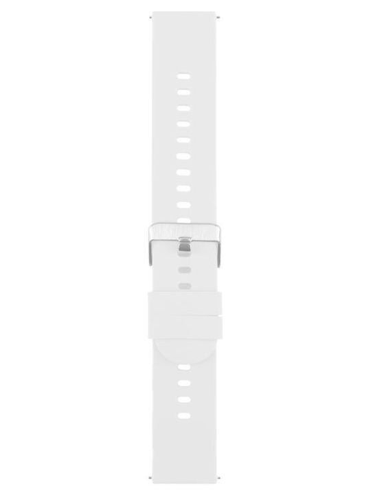 Καουτσούκ Λουράκι Λευκό 20mm