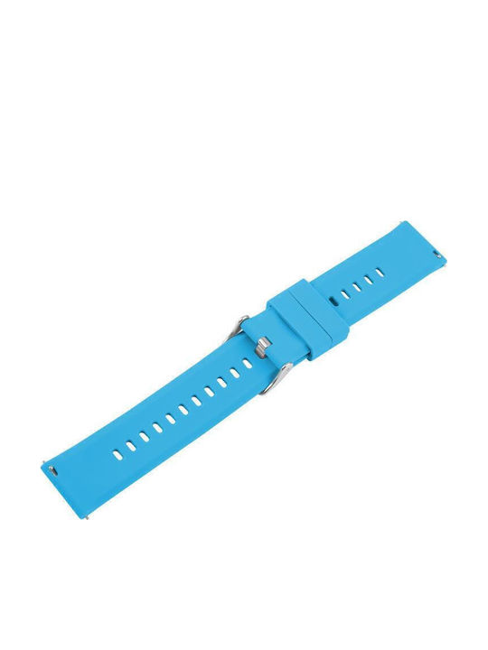 Rubber Strap Blue 22mm