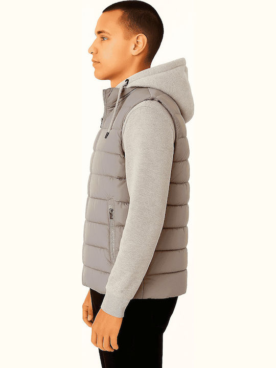 Ärmellos Jacke Gray