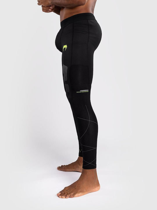 Venum Spats Long Men Martial Arts Leggings Black