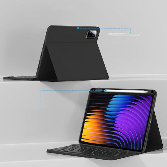 Tech-Protect Sc Pen Флип капак с Клавиатура Черен (Xiaomi Pad 7, Xiaomi Pad 7 Pro)