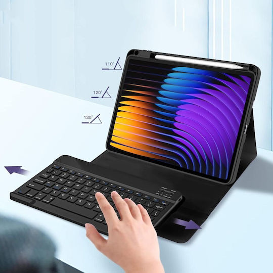 Tech-Protect Sc Pen Флип капак с Клавиатура Черен (Xiaomi Pad 7, Xiaomi Pad 7 Pro)