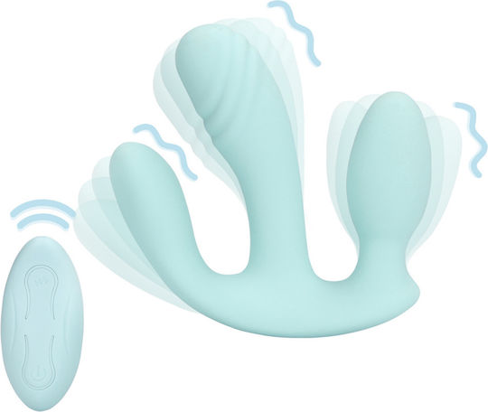 LoveLine Three-In-One Liquid Mini Δονητής G-Spot 12.6cm Γαλάζιος