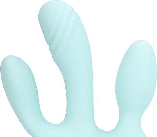 LoveLine Three-In-One Liquid Mini Δονητής G-Spot 12.6cm Γαλάζιος