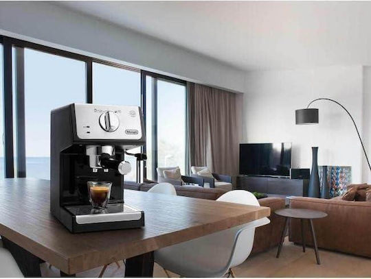 De'Longhi Active Line Espressomaschine 1100W Druck 15bar Silber