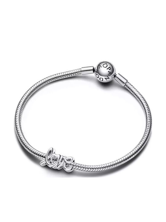 Pandora Handwritten Love Кулон От Сребро