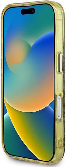 Guess Umschlag Rückseite Kunststoff / Silikon Braun (iPhone 16)