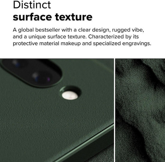 Ringke Back Cover Σιλικόνης Πράσινο (Google Pixel 9a)