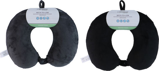 ArteLibre Travel Pillow Memory Foam Black