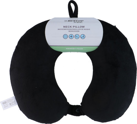 ArteLibre Travel Pillow Memory Foam Black