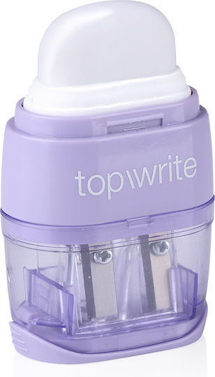 Topwrite Острилка за гумички 4 цвята Topwrite