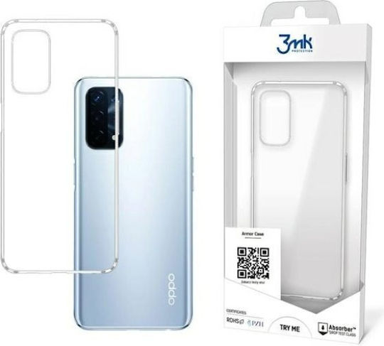 3MK Armor Umschlag Rückseite Silikon 1.5mm Transparent (Oppo A54)