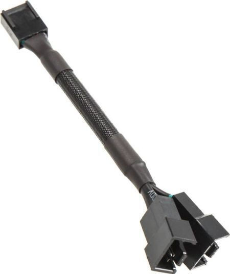 Phanteks 4-Pin pwm - 4-Pin pwm Cable 0.11m Μαύρο PH-CB-Y4P