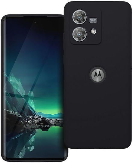 Umschlag Rückseite Silikon 2mm Schwarz (Motorola Edge 40 Neo - German)