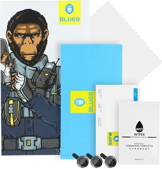 Blueo 5d Mr Monkey Armor Camera Protection Tempered Glass for the Galaxy S24+