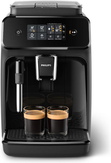 Philips LatteGo Automat Espressoare 1500W Presiune 15bar Pentru Cappuccino Cu Râșniță Neagră EP1221/20
