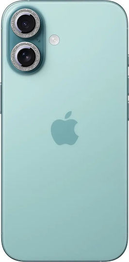 Joyroom Προστασία Κάμερας Tempered Glass Ασημί για το iPhone 16, iPhone 16 Plus