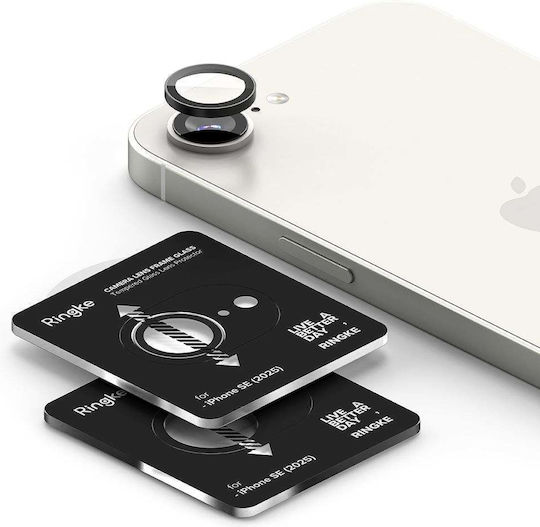 Ringke Προστασία Κάμερας Tempered Glass Μαύρο για το iPhone 16e