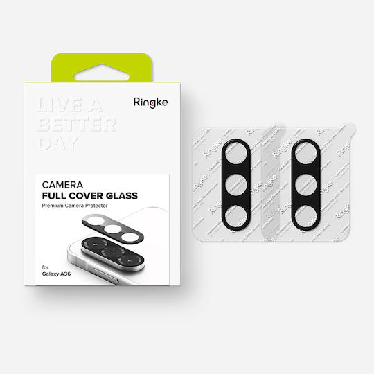 Ringke Camera Protection Tempered Glass Black for the Samsung Galaxy A36 5G