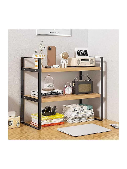 Bibliotecă Negru 50x20x36cm