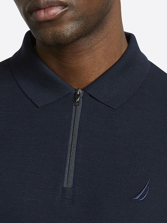 Polo Short Sleeve Blouse Navy Blue