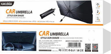 Kakusiga Internal Car Windshield Sunshade Umbrella for Smart 137x78cm