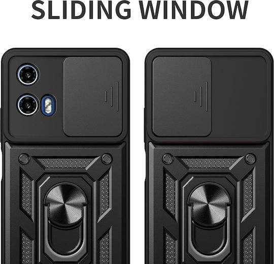 Techsuit Camshield Back Cover Silicon Negru (Moto G71 5G)