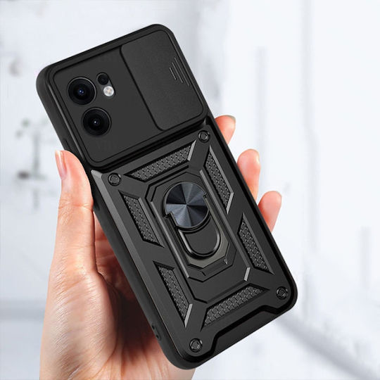 Techsuit Camshield Back Cover Σιλικόνης Μαύρο (Oppo Reno13 F 4G, Oppo Reno13 F 5G)