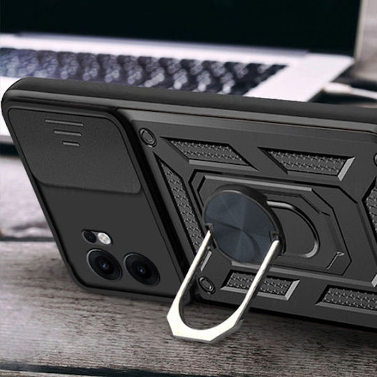 Techsuit Camshield Back Cover Σιλικόνης Μαύρο (Oppo Reno13 F 4G, Oppo Reno13 F 5G)