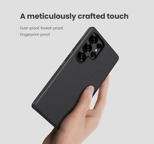 Nillkin Super Frosted Pro Back Cover Plastic / Silicone 0.5mm Waterproof Black (Galaxy S25 Ultra)