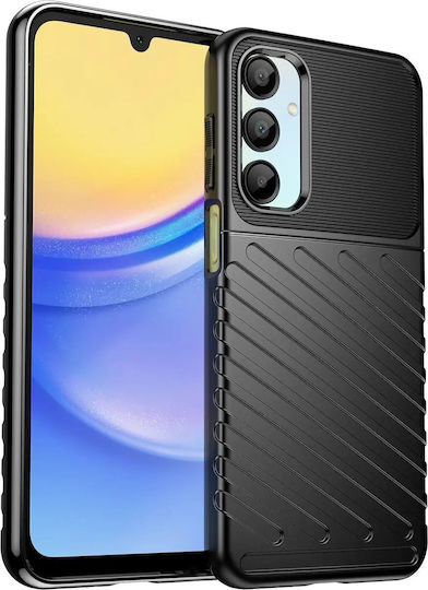 Hurtel Back Cover Σιλικόνης Μαύρο (Galaxy A16)