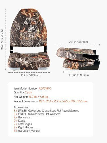 Vevor Boat Seat