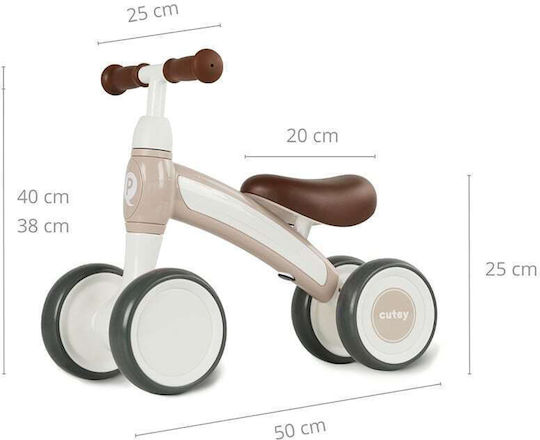 Q Play Kids Balance Bike Cutey Green
