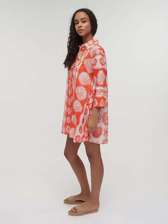 Ble Resort Collection Women's Caftan Beachwear Multicolor