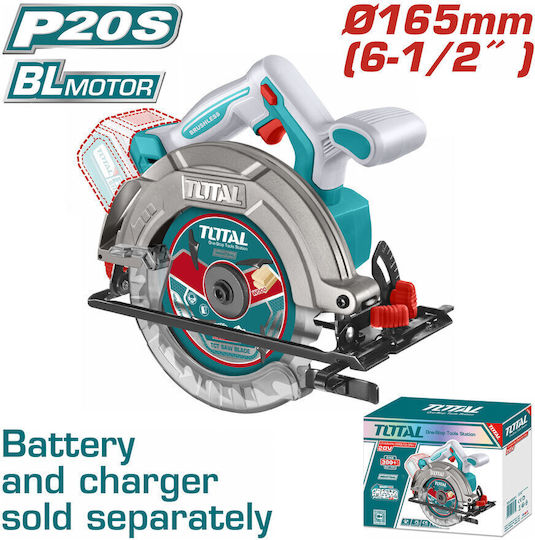 Total Circular Saw Brushless 20V Solo