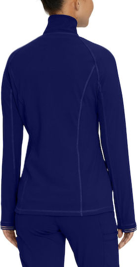Landau Women's Navy Blue Medical Jacket