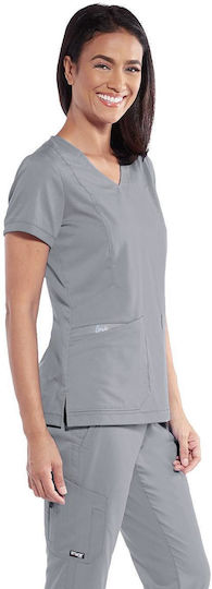 Grey's Anatomy Kira Medizinische Bluse Gray