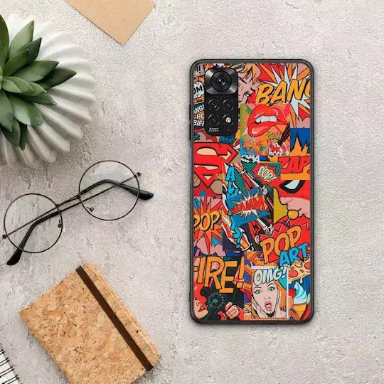 Smartfits Comic Art Back Cover Πολύχρωμο (Redmi Note 11 / 11S 4G)