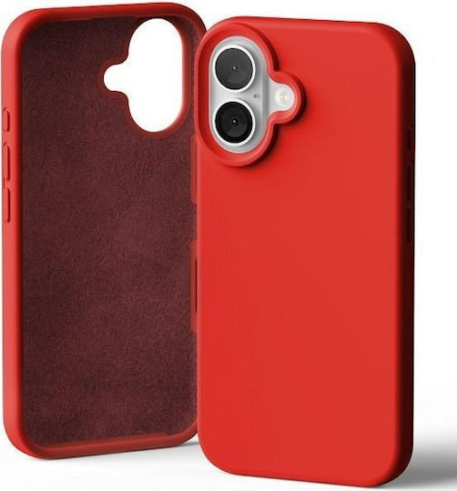 Mercury Back Cover Silicone / Plastic Red (iPhone 16)