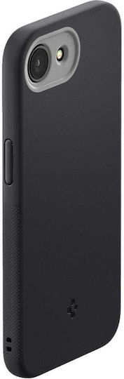 Spigen Nano Pop (MagFit) Rückseitencover Silikon 0,3mm Schwarzes (iPhone 17e / 16e)