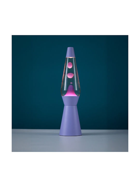 Total Gift Dekorative Lampe Lavalampe Lila