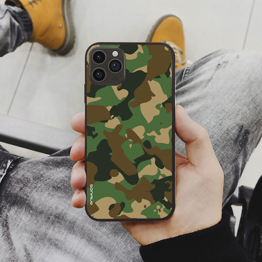 Husă Seria Camuflaj Armată Sonique Vivo Y74s Vivo Y76 5g Verde
