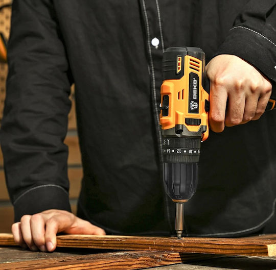 Deko Șurubelniță Cu Percuție Mașină De Găurit Cu Baterie 12V 1x1.5Ah