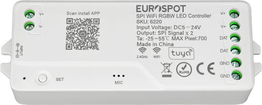 Eurospot Led Controller Spi Rgbw Tuya Wifi+2.4rf Eu6220