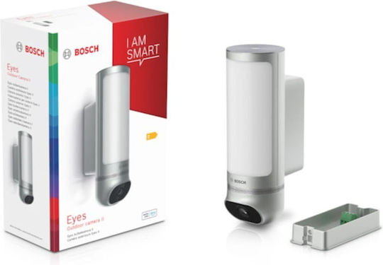 Bosch Eyes Outdoor Camera II IP Surveillance Camera Wi-Fi Full HD 1080p Waterproof with Two-Way Communication Silver