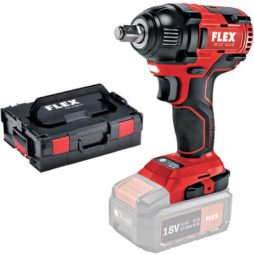 Flex 020536 Brushless Μπουλονόκλειδο Μπαταρίας 18V Solo με Υποδοχή 1/2"