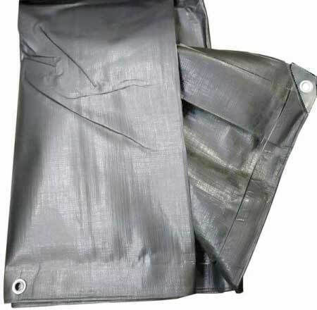 Bradas Waterproof Tarpaulin 200gr/m² 5x8m. Heavy Duty Gray