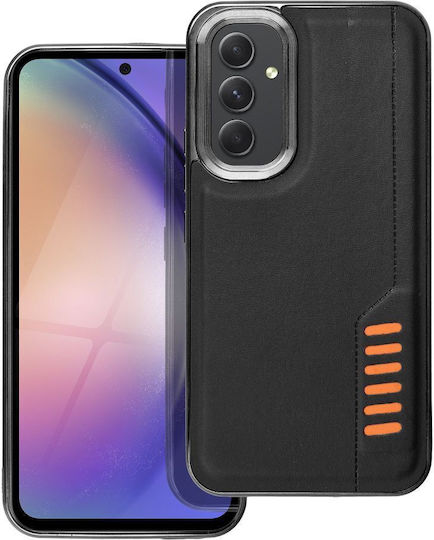 Milano Nets Back Cover Piele artificială / Silicon Negru (Galaxy A54Oppo A54)
